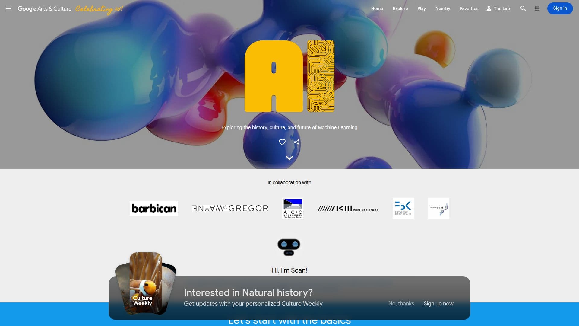 Google Arts & Culture AI screenshot