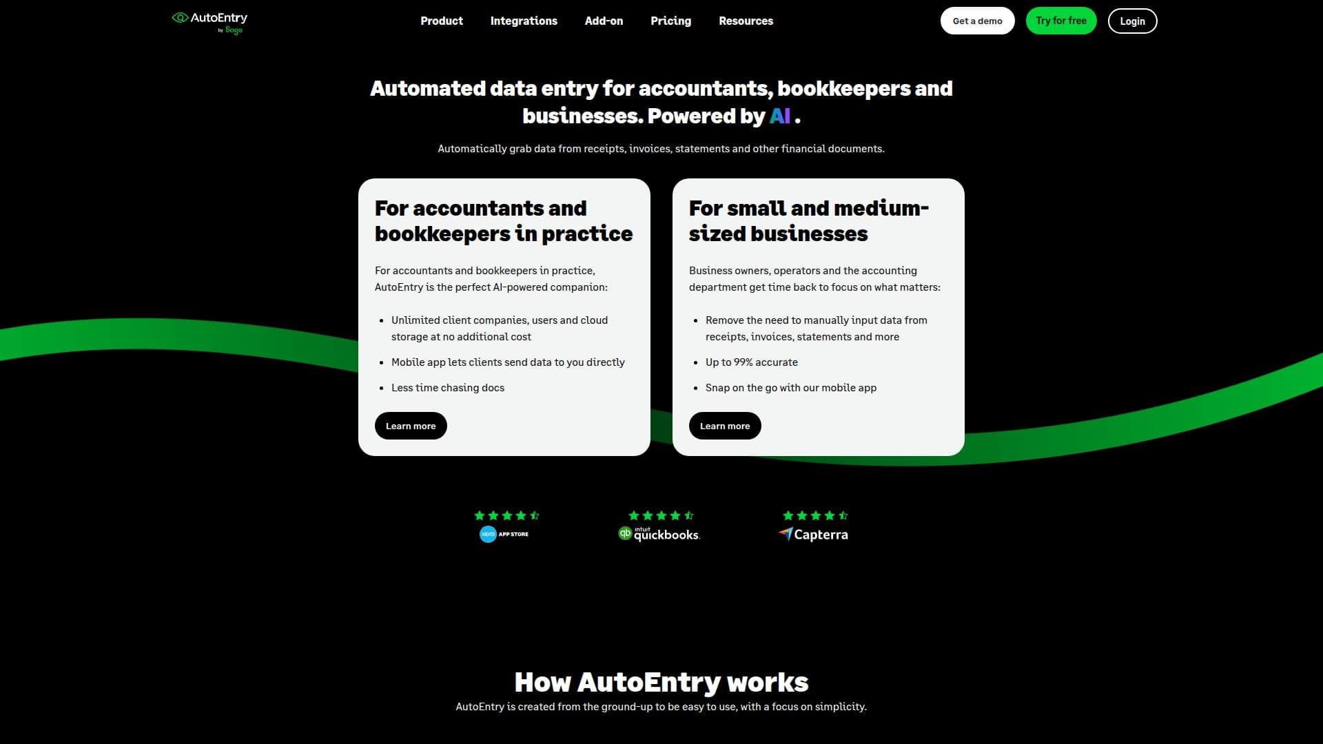 AutoEntry screenshot