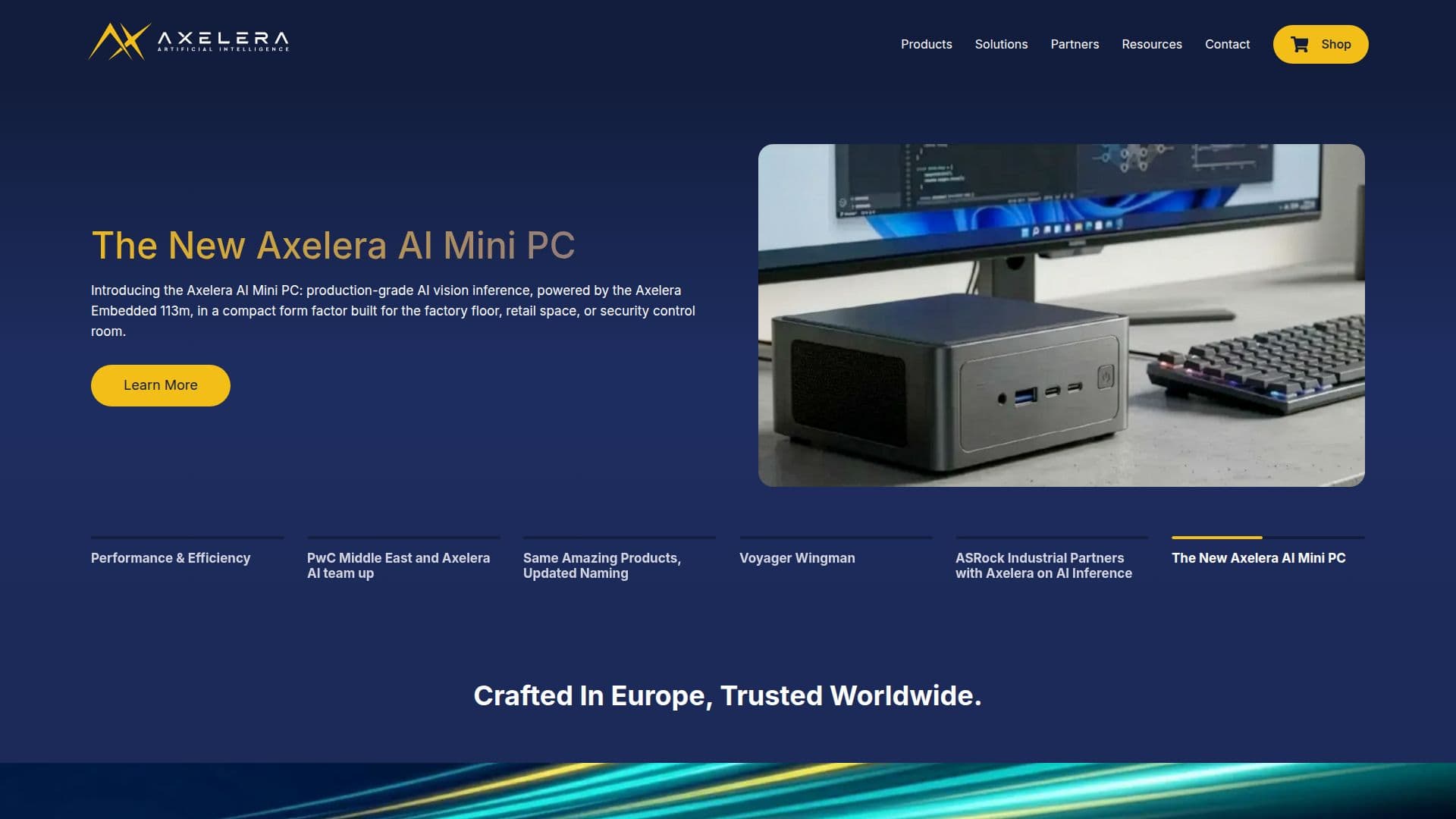 Plataforma de IA Axelera Metis screenshot
