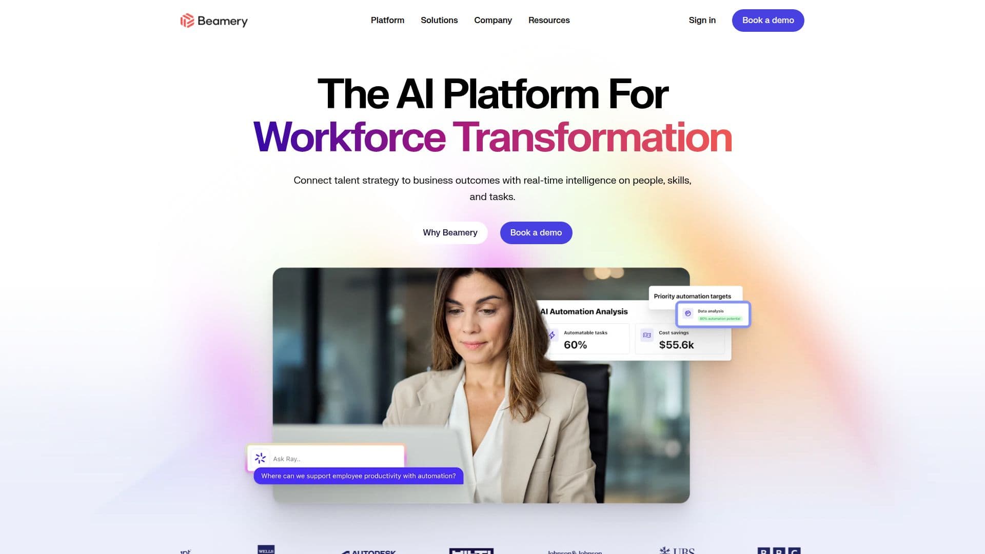 Beamery AI Workforce Platform screenshot