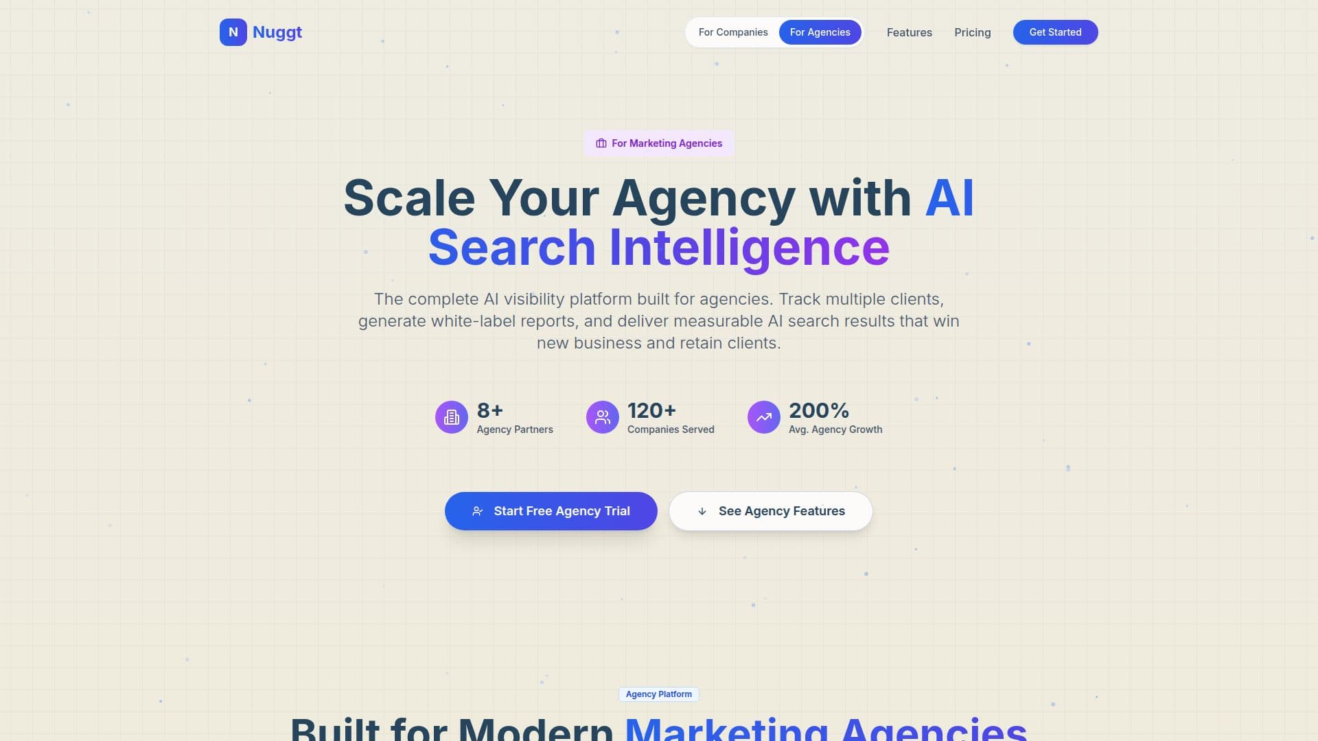 Plataforma SEO Nuggt screenshot