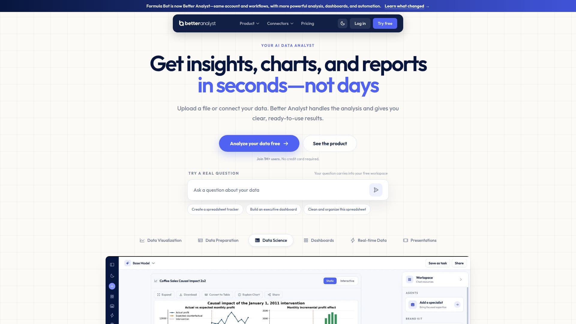 Better Analyst | Análise de Dados com IA screenshot