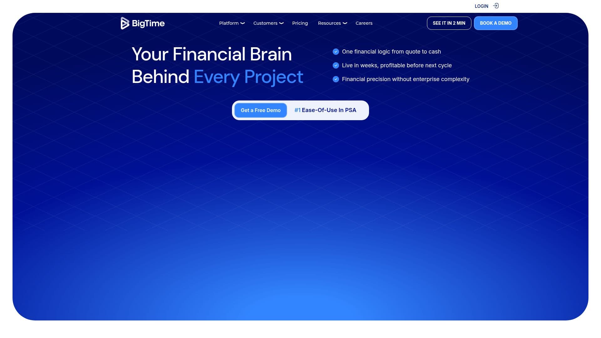 Software de Serviços Profissionais BigTime screenshot