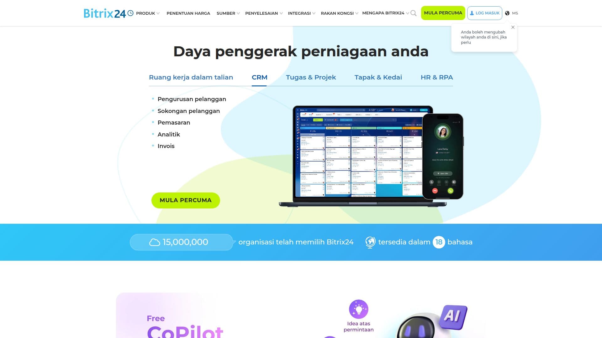 Bitrix24 screenshot