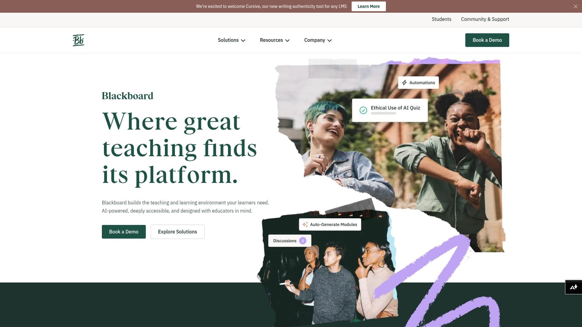 Blackboard Learn screenshot