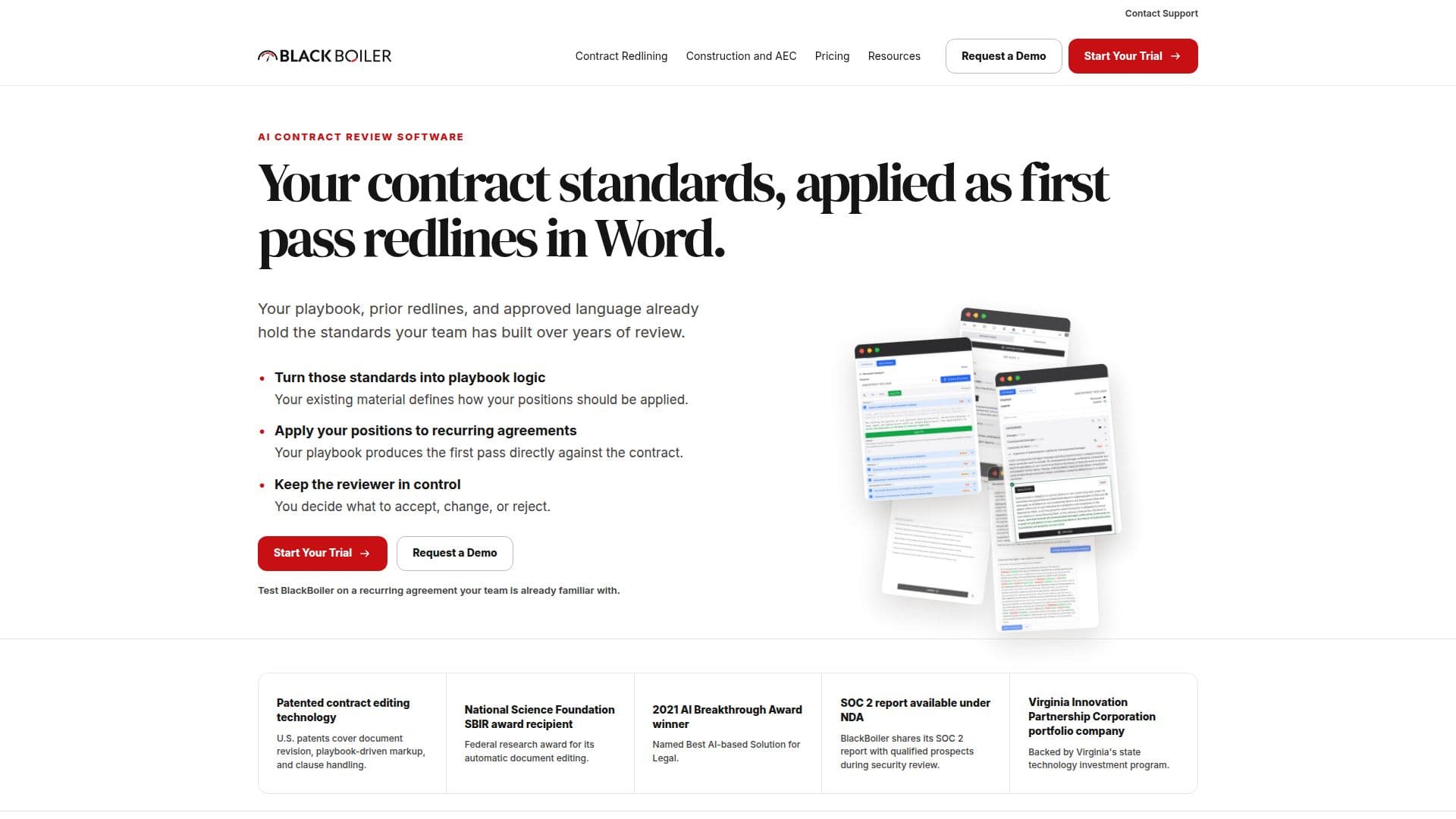 Revisão de Contratos BlackBoiler AI screenshot