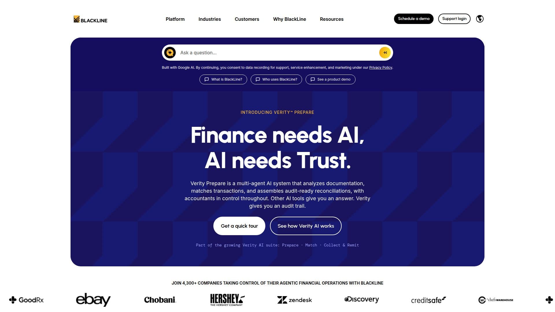 BlackLine: Plataforma de Operações Financeiras screenshot