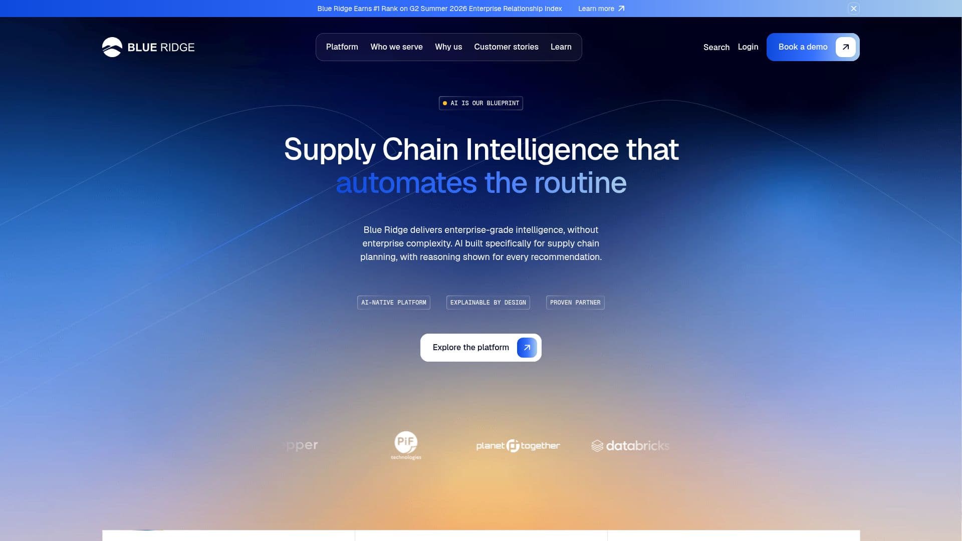 Software de Cadeia de Suprimentos BlueRidge screenshot