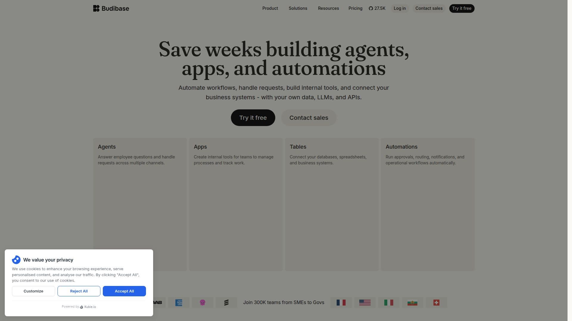 Budibase screenshot