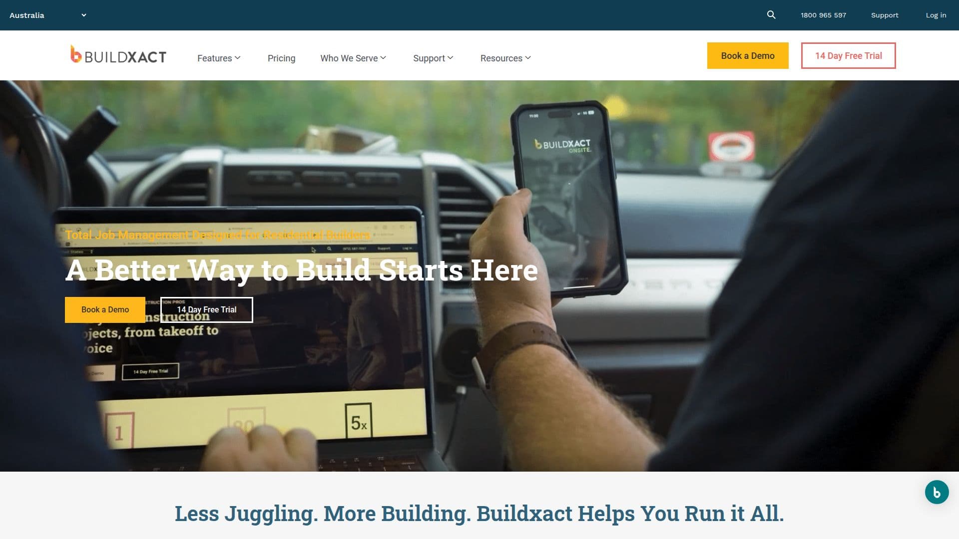 Software de Estimativa Buildxact screenshot
