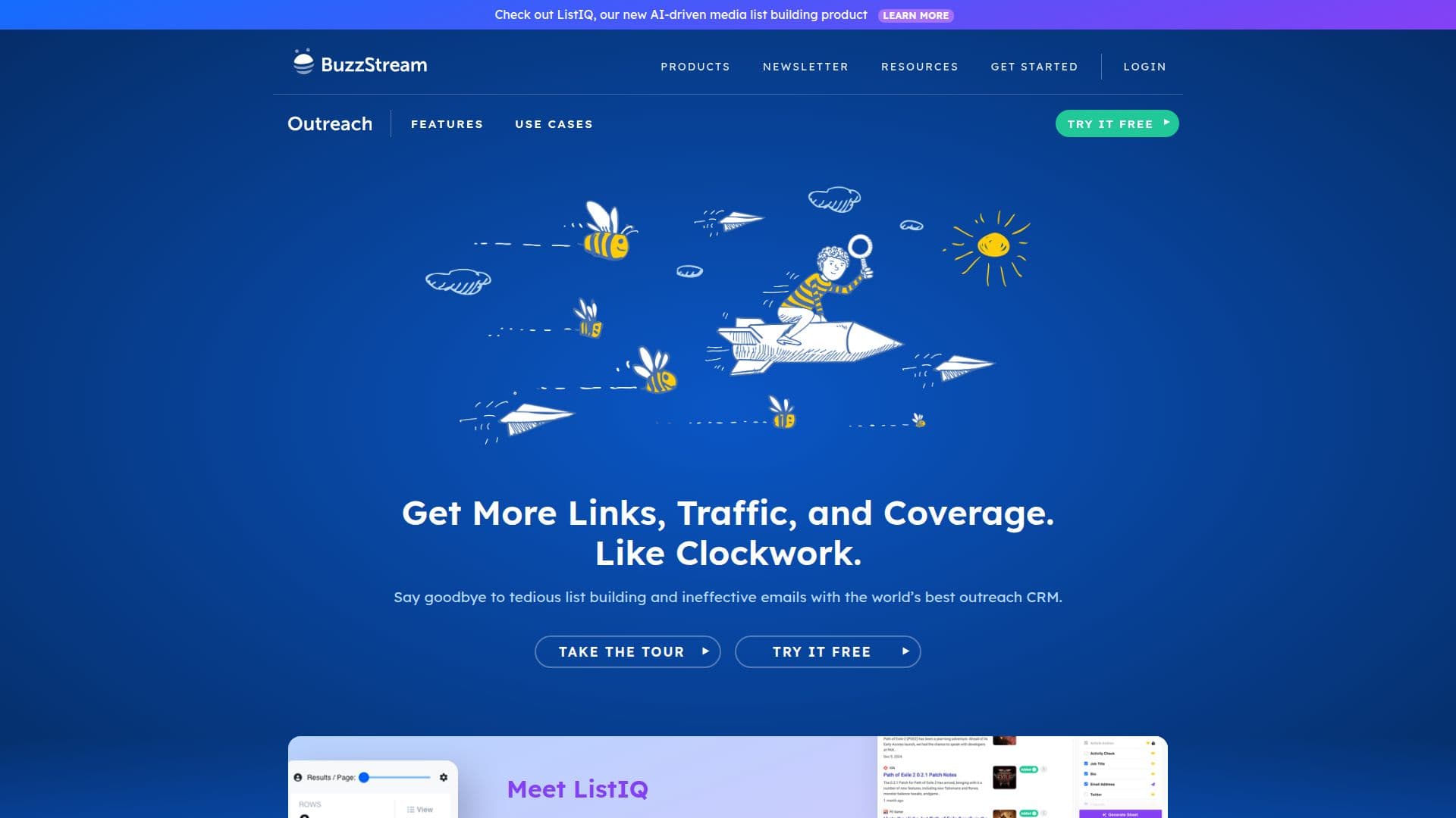BuzzStream: Ferramenta de PR Digital e Construção de Links screenshot