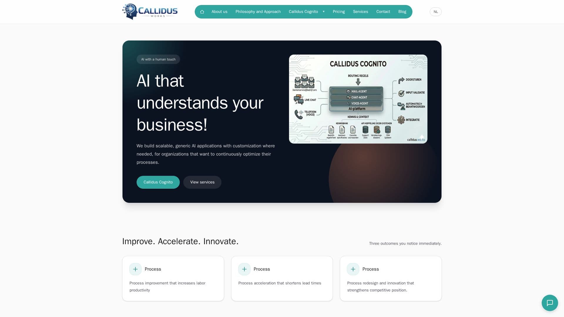 Callidus AI Solutions screenshot