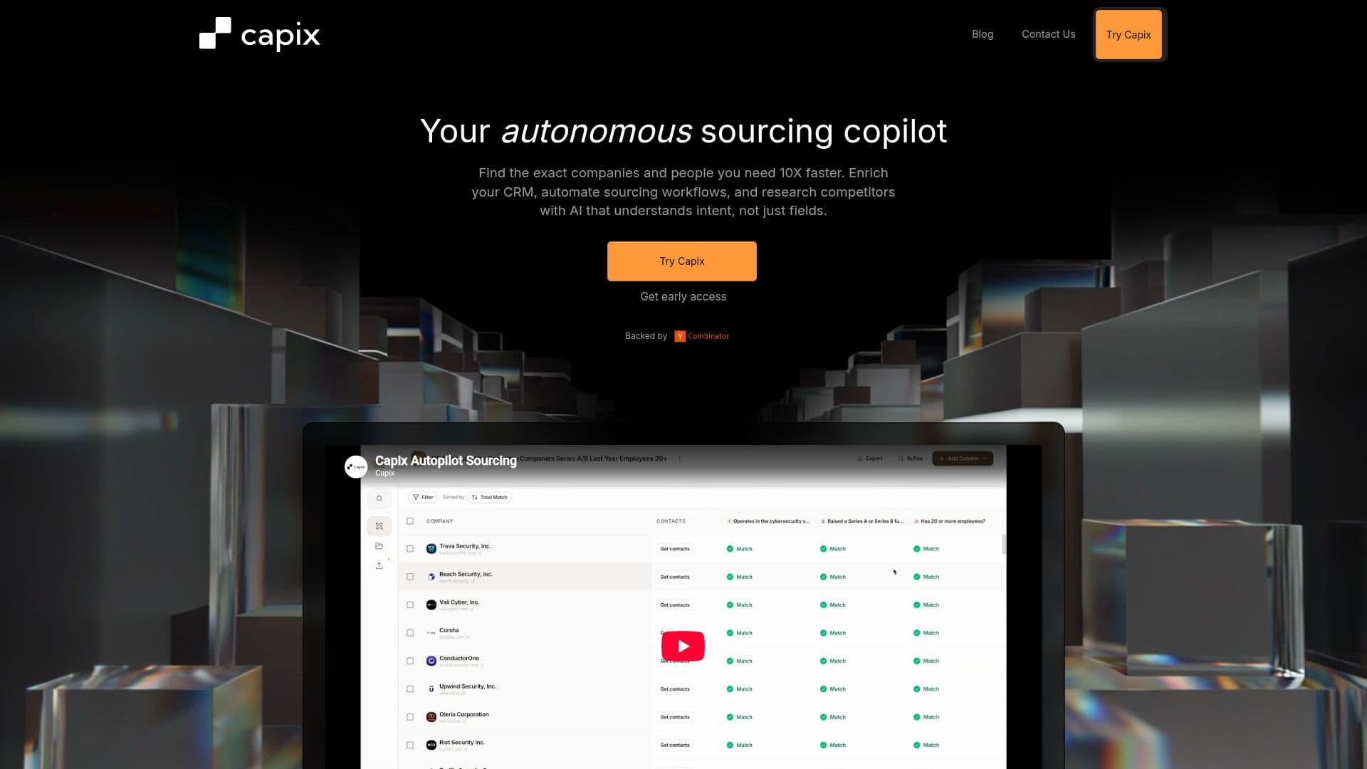 Capix AI Platform screenshot
