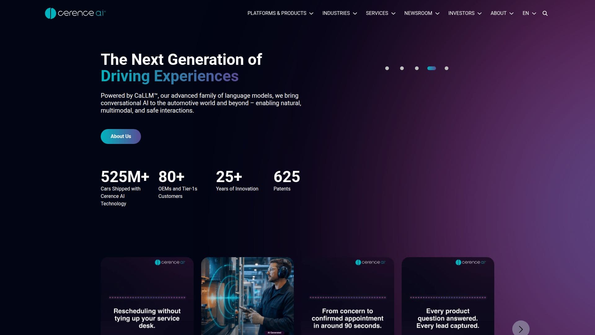 Cerence AI para Automotivo screenshot