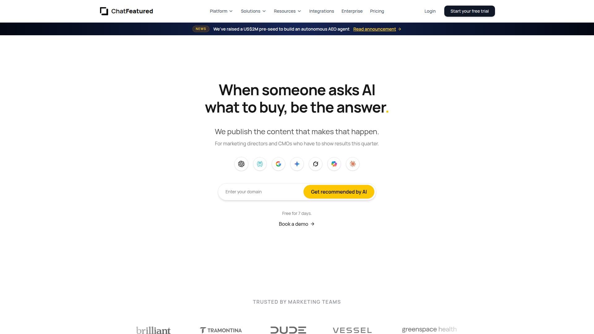 ChatFeatured – Otimização de Busca com IA screenshot