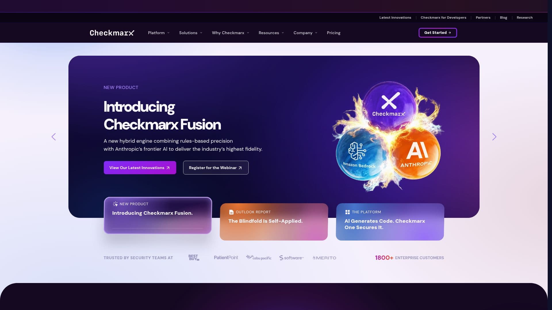 Checkmarx One Security Platform screenshot
