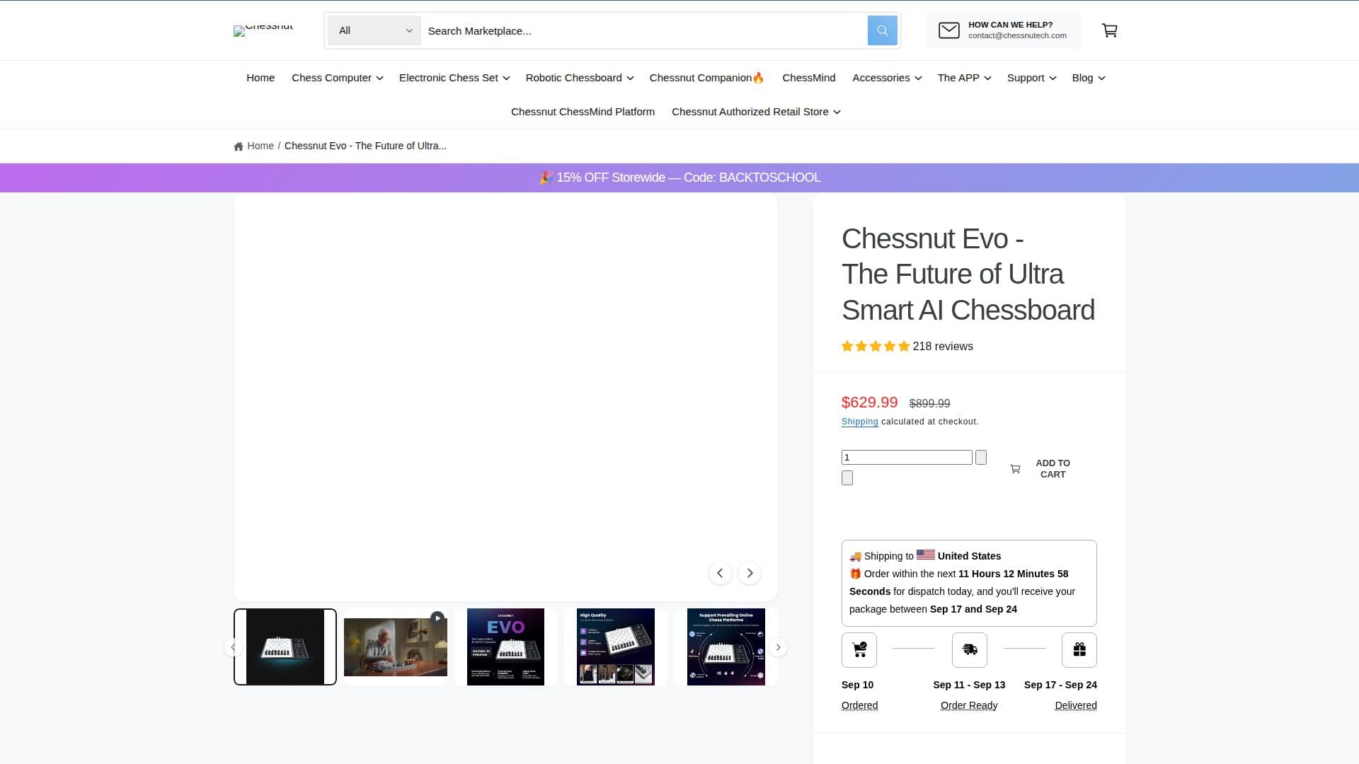 Chessnut Evo AI Chessboard screenshot