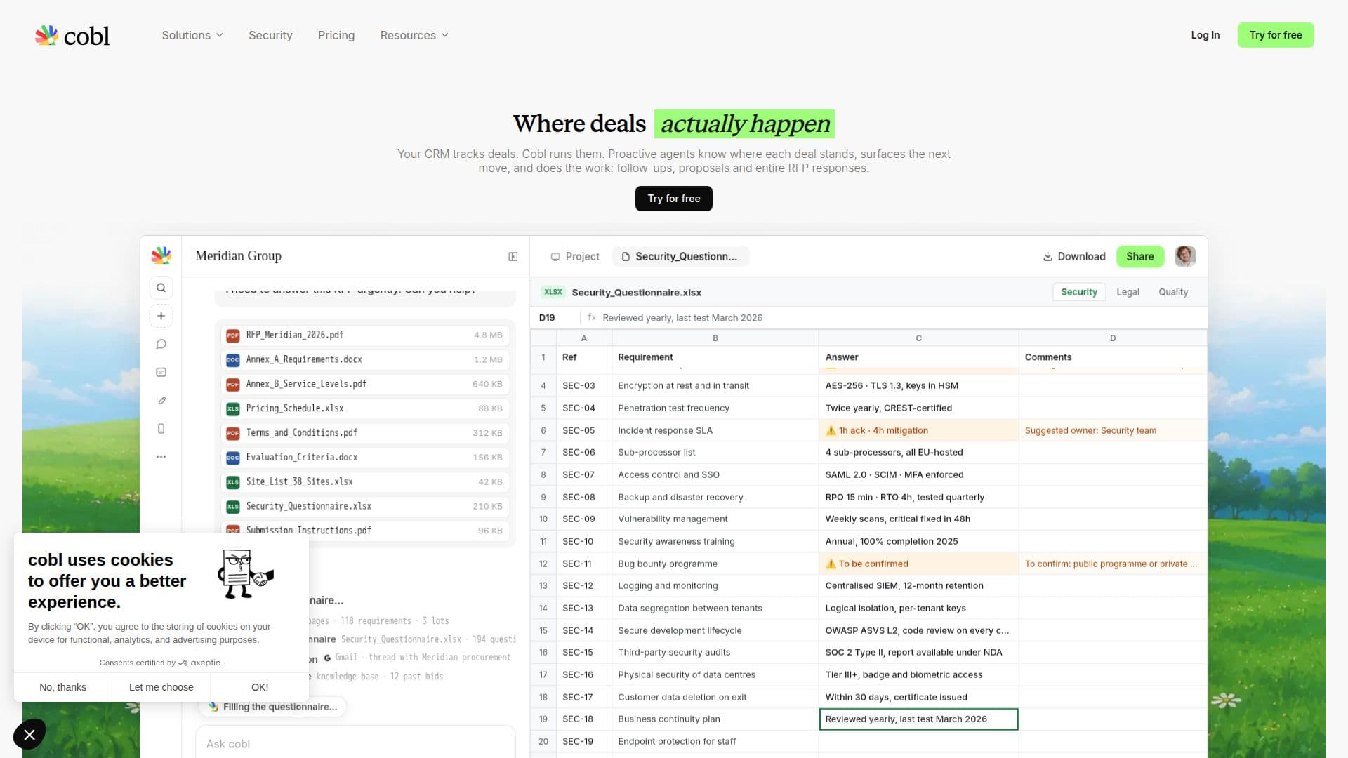 Cobl - Assistente de Negócios com IA screenshot