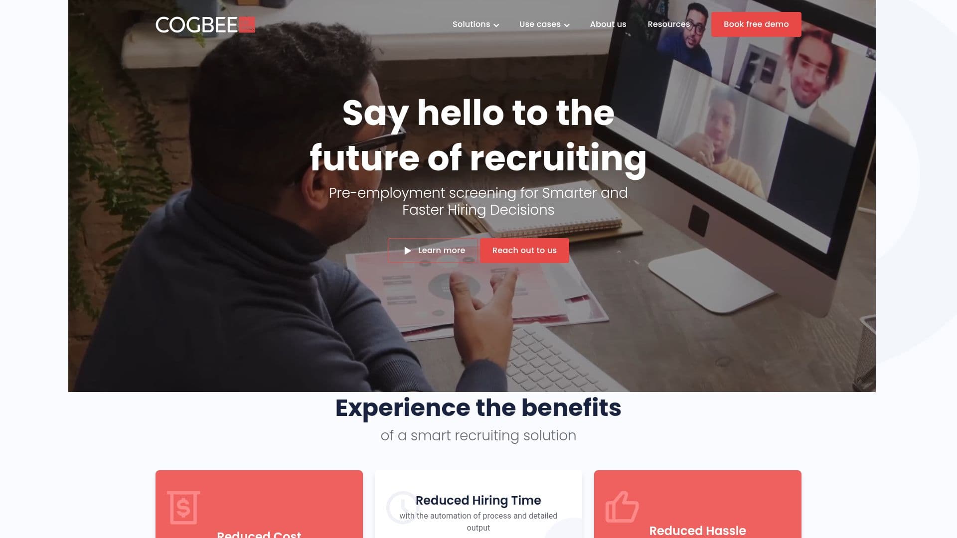 Cogbee Triagem Pré-Contratação screenshot