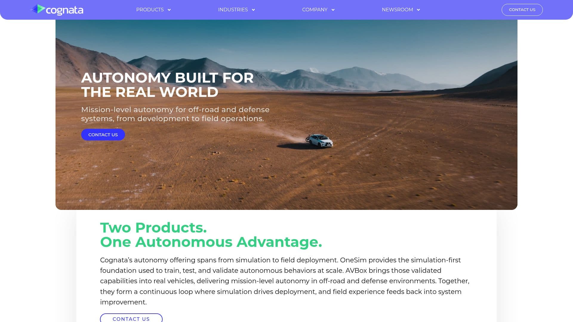 Plataforma de Autonomia Cognata screenshot