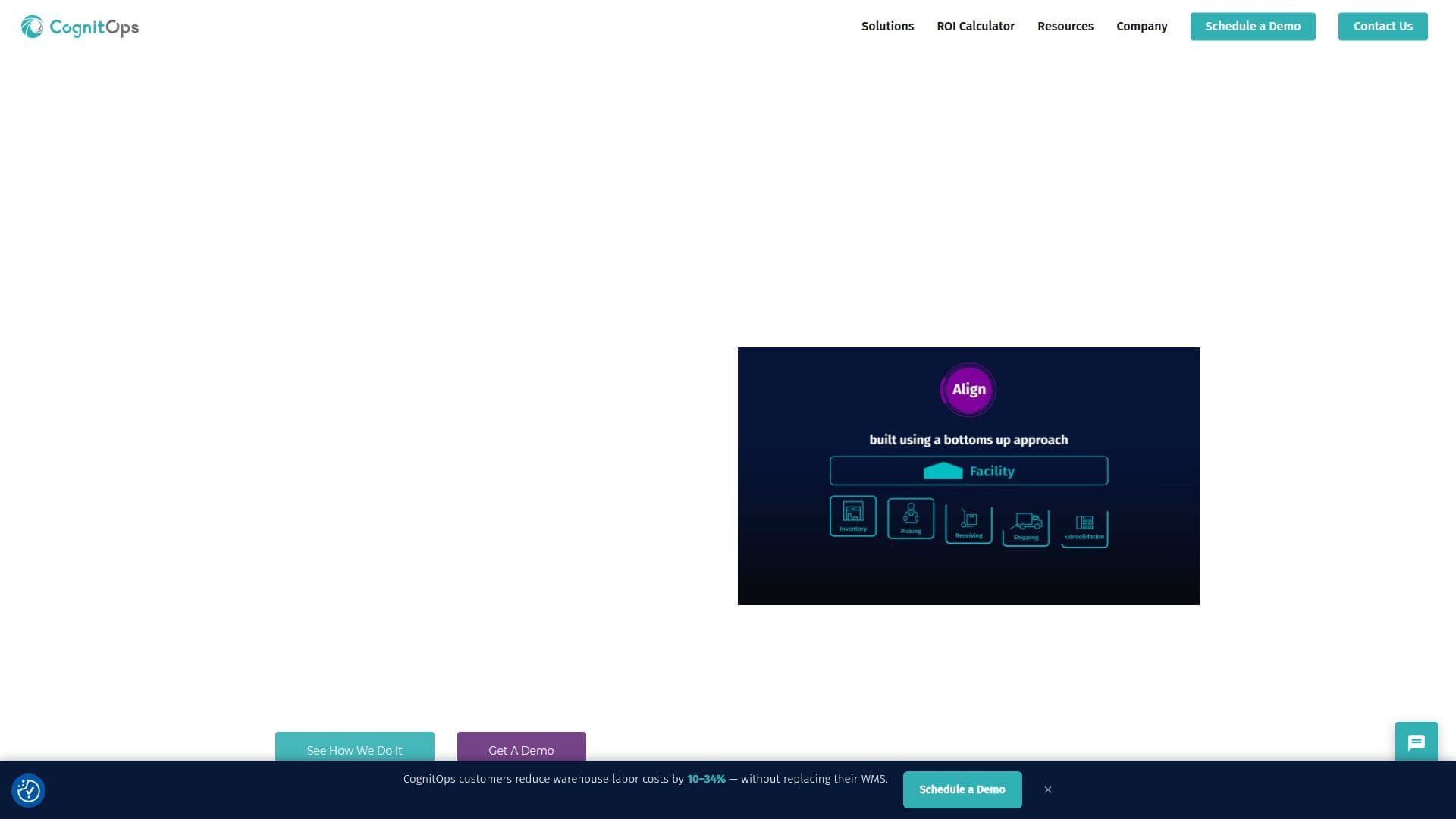 CognitOps Otimização de Armazém screenshot