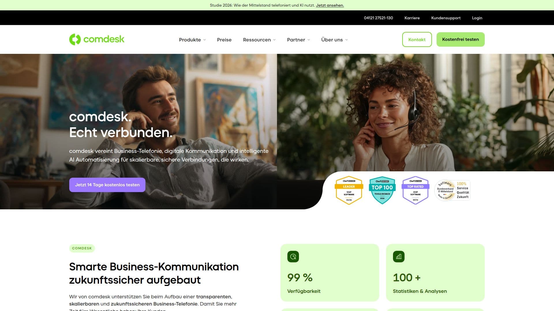 Comdesk Business-Telefonie screenshot