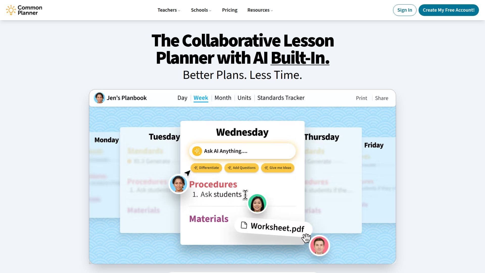 Planejador Curricular Comum screenshot