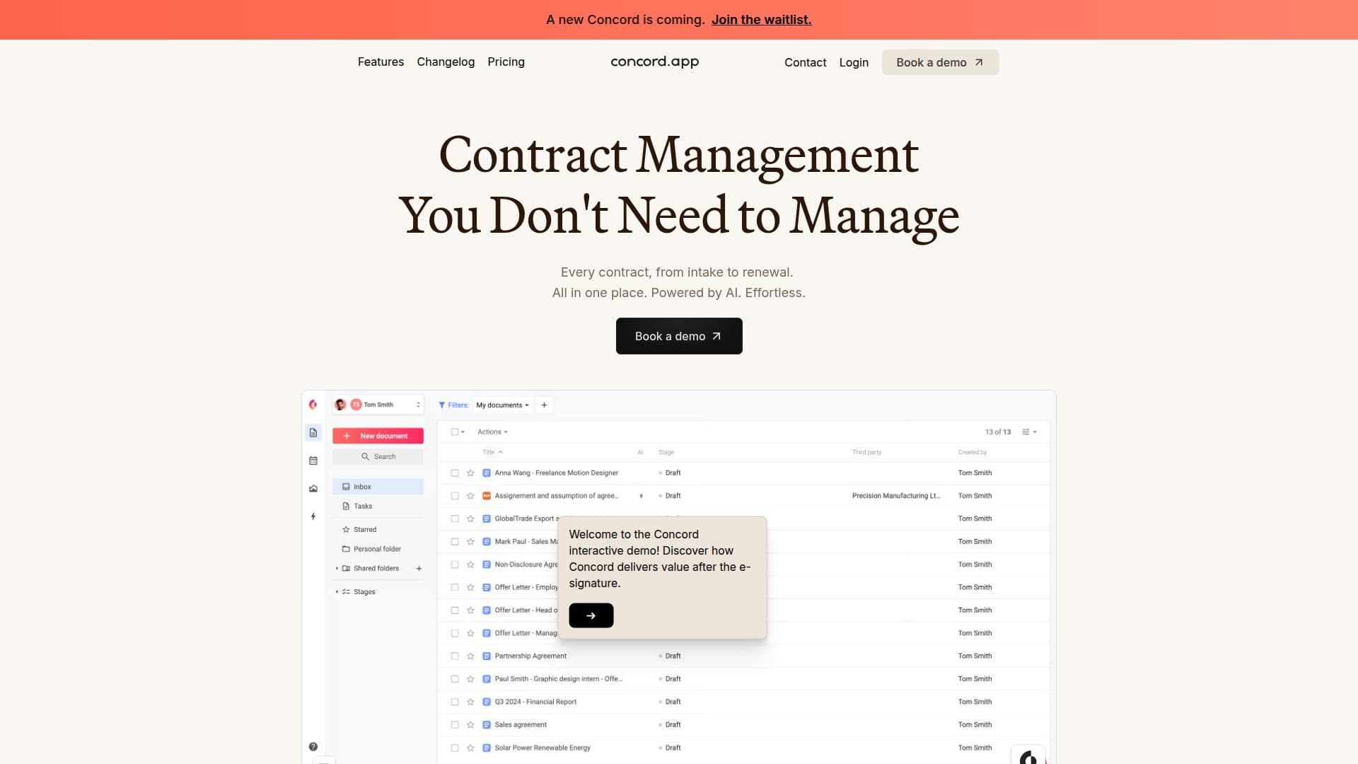 Concord Gestão de Contratos screenshot