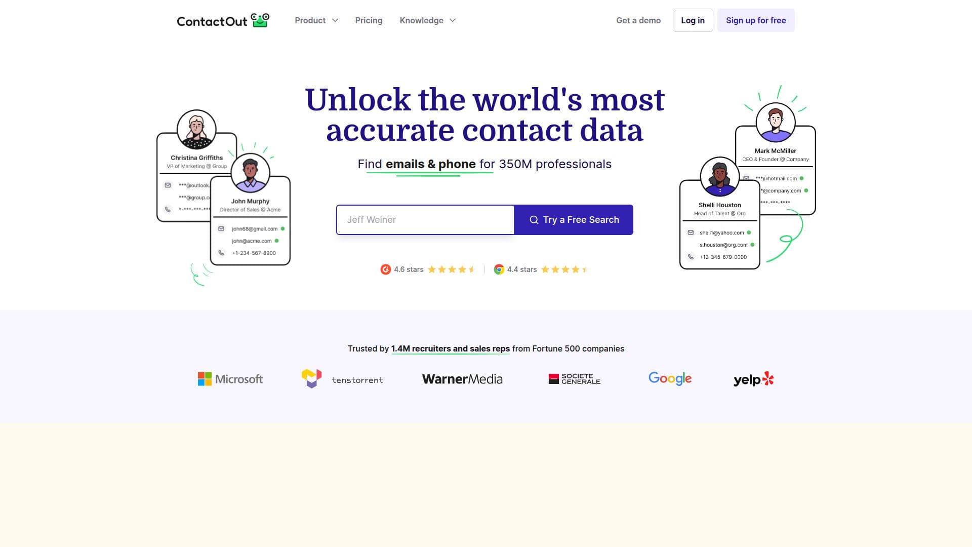 ContactOut Email Finder screenshot