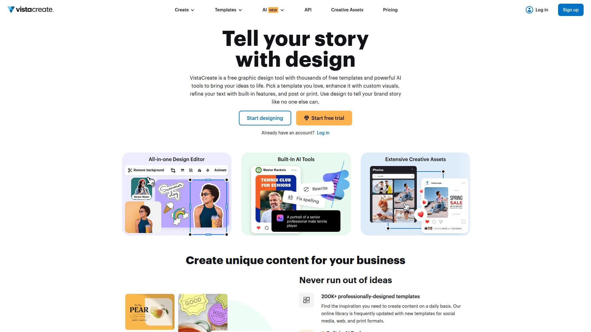 VistaCreate – Software de Design Gráfico Gratuito screenshot