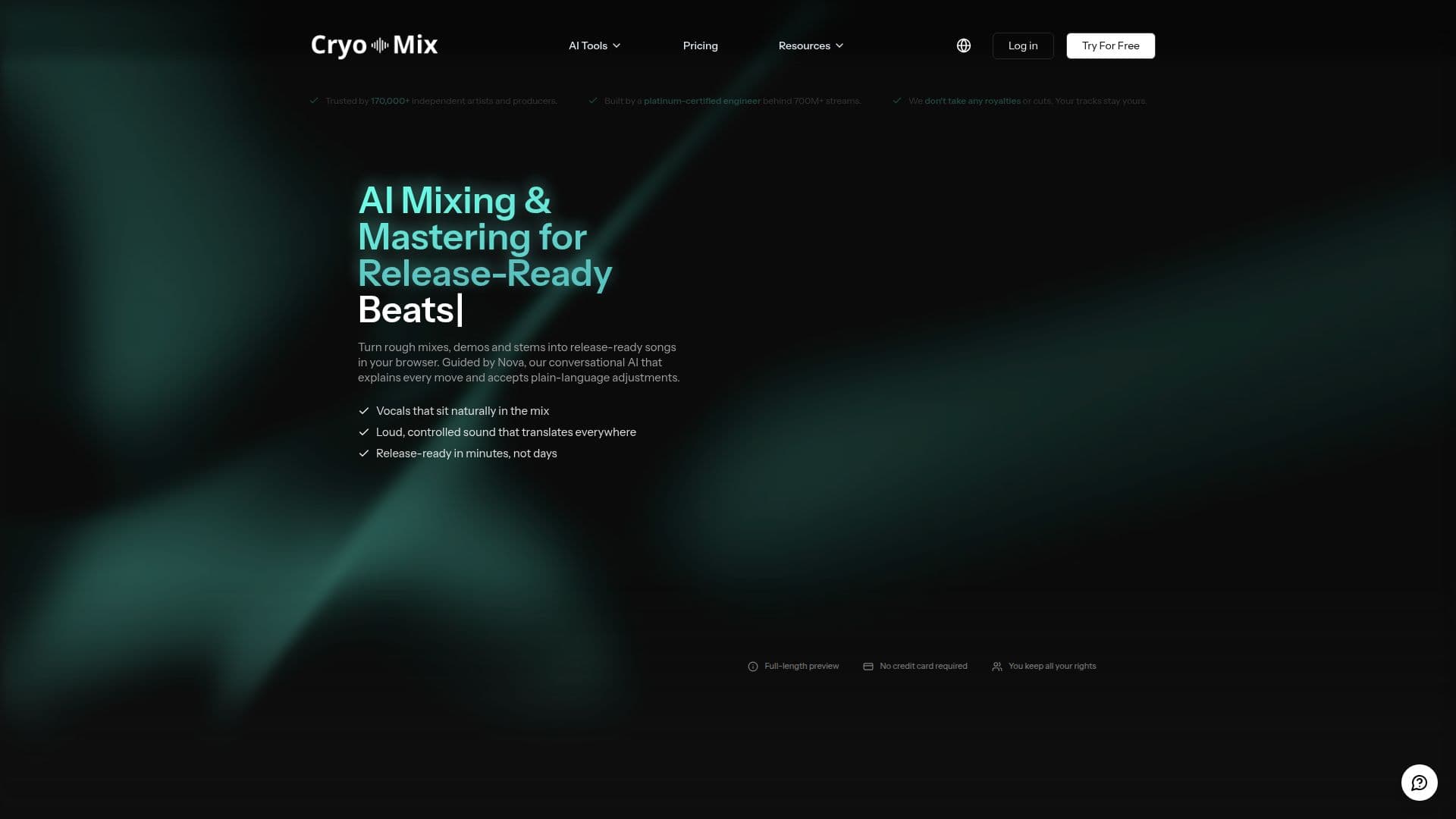 CryoMix screenshot