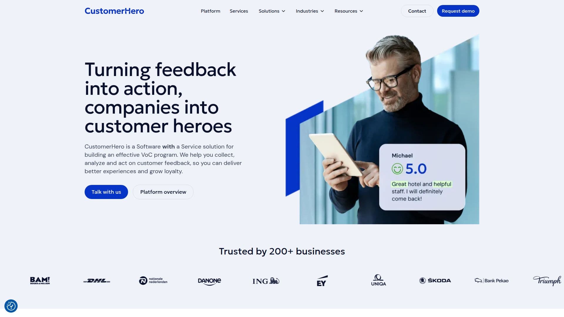 CustomerHero – Plataforma de Gestão de CX screenshot