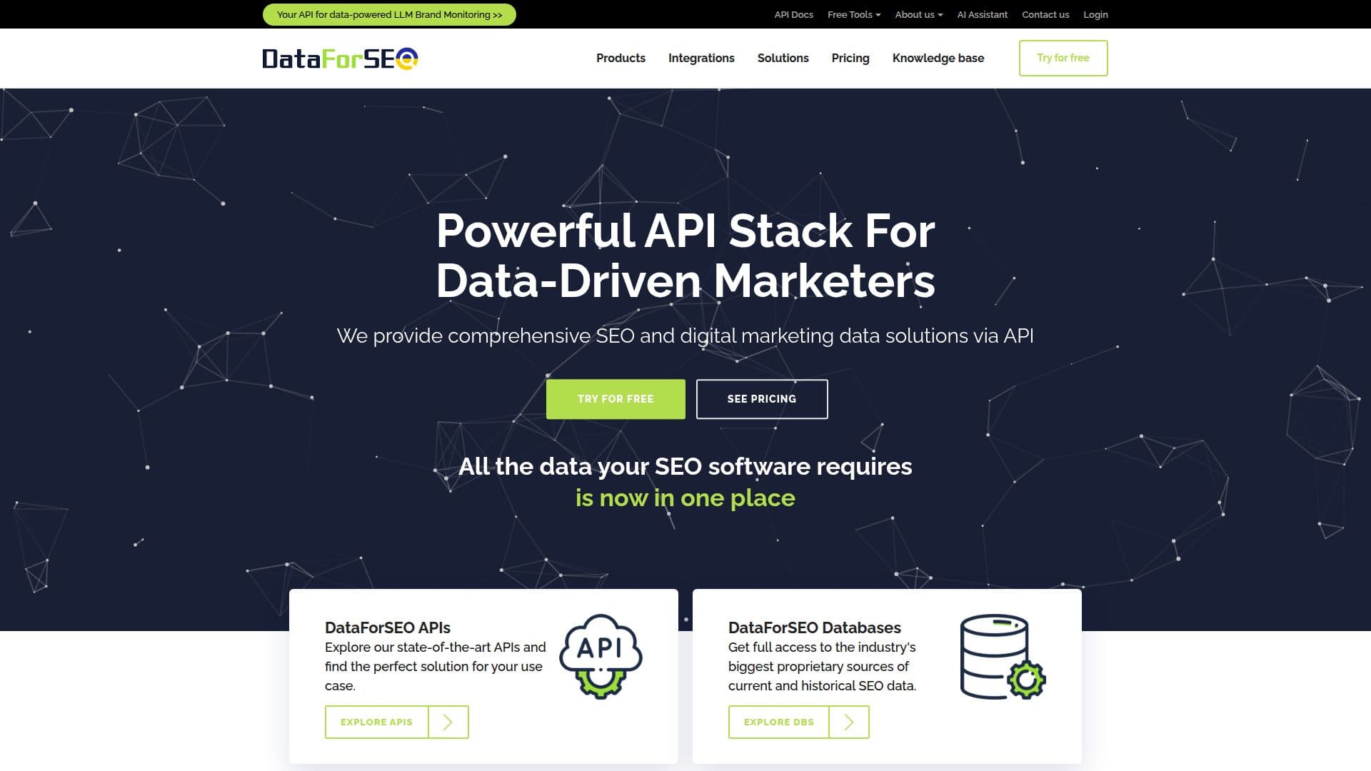 DataForSEO API Stack screenshot
