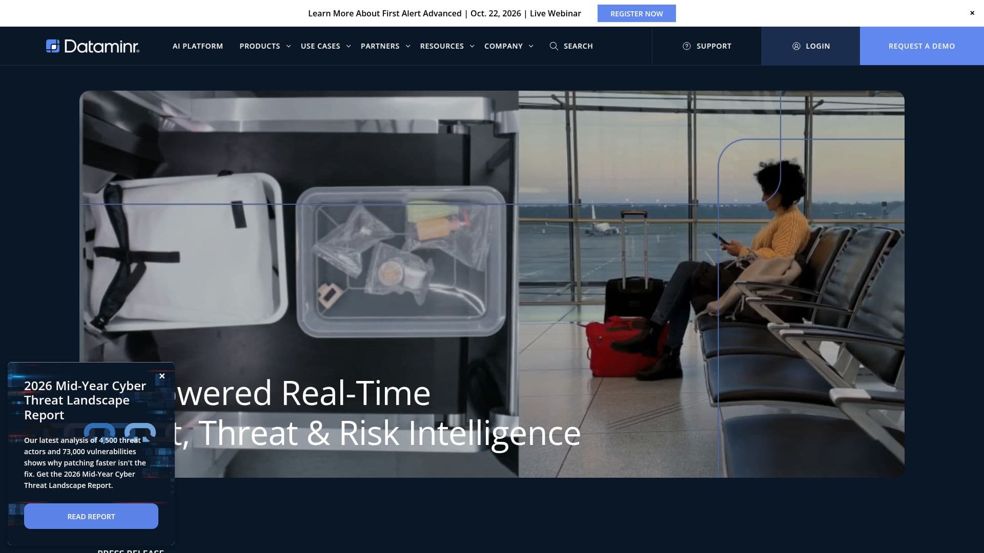 Plataforma de Inteligência em Tempo Real Dataminr screenshot