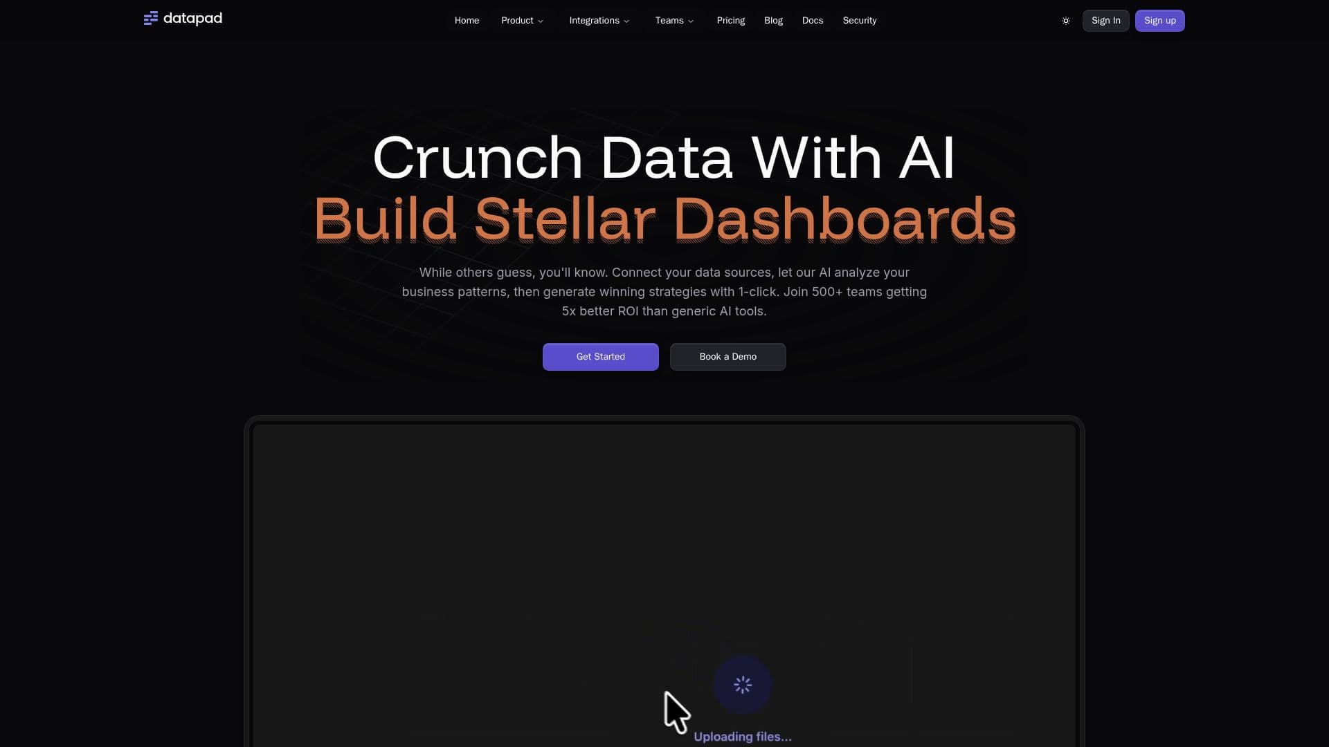 Datapad - Analista de Dados AI Autônomo screenshot
