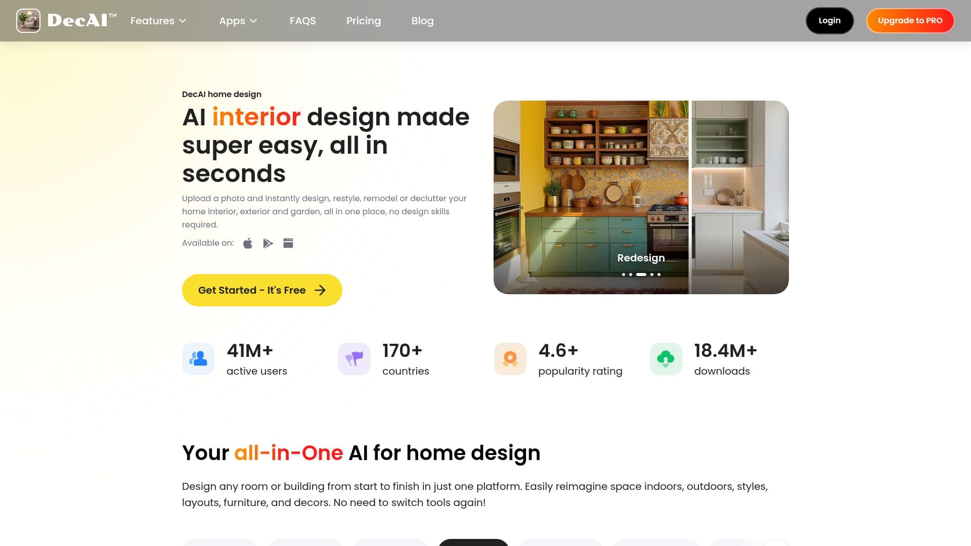 DecAI: Aplicativo de Design de Interiores com IA screenshot
