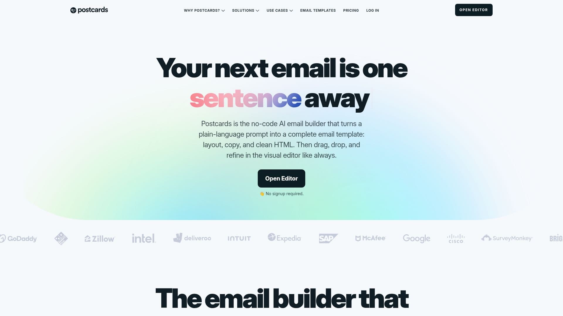 Postcards: Criador de Email com IA screenshot
