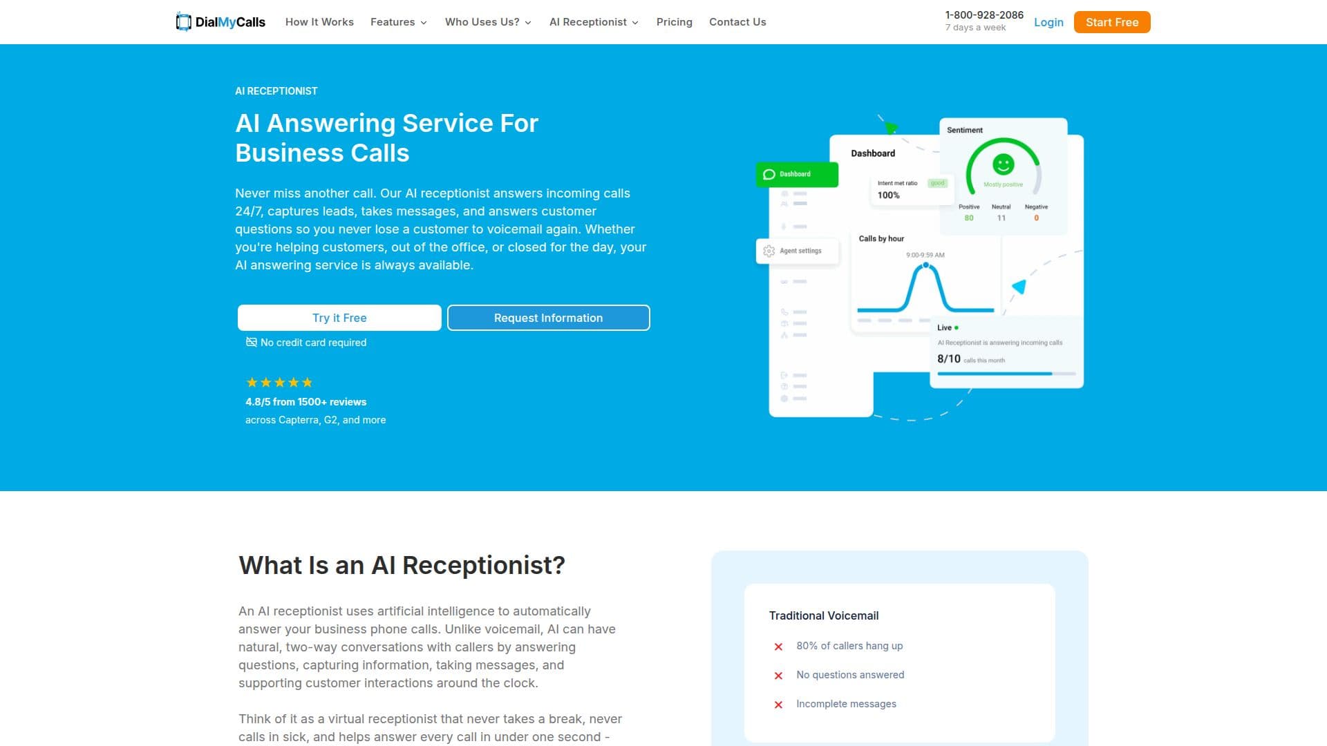 Atendente Virtual Dial My Calls screenshot