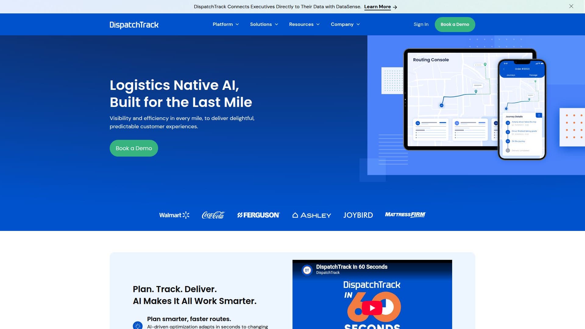 Software de Entrega AI DispatchTrack screenshot