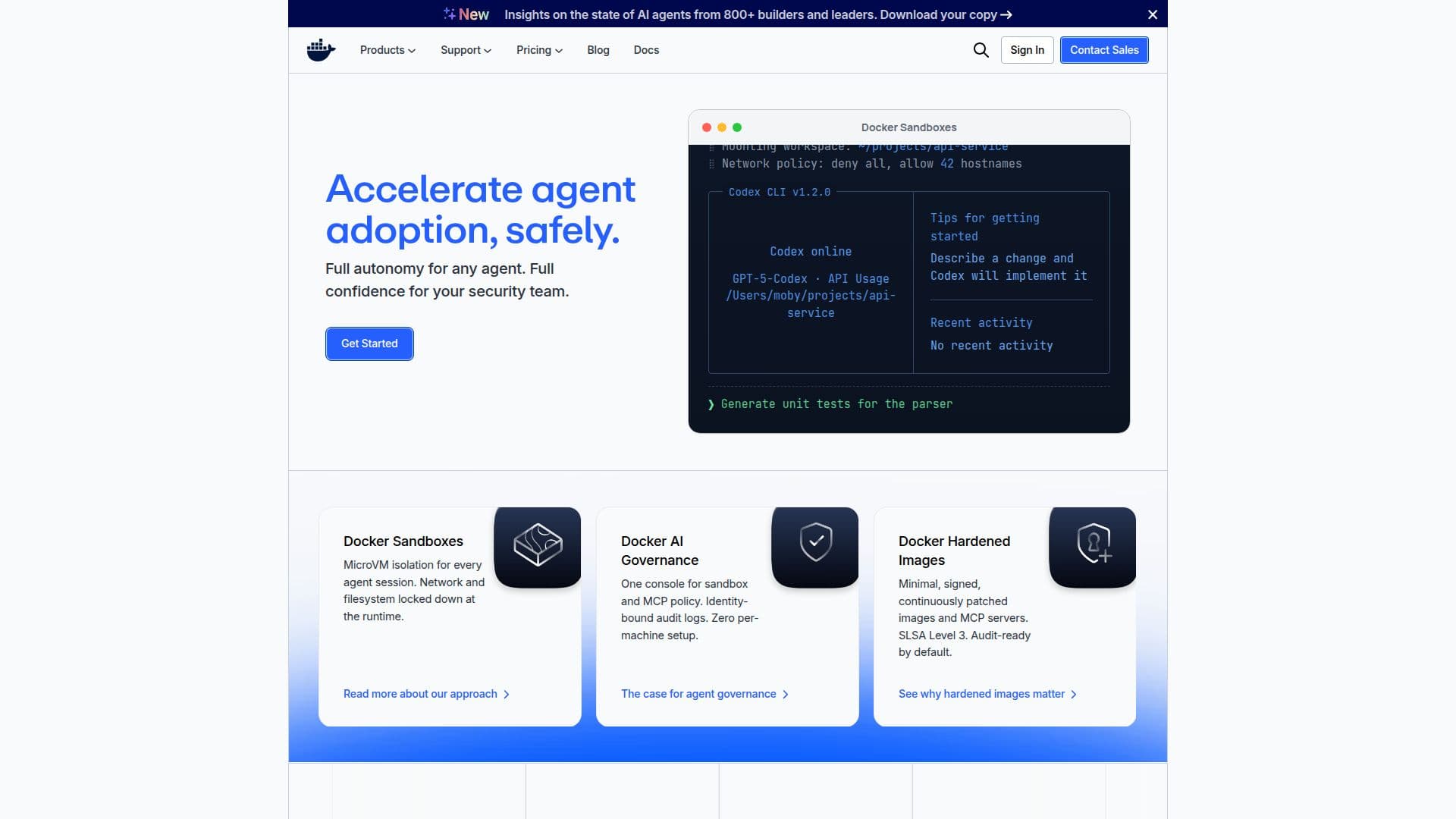 Docker screenshot