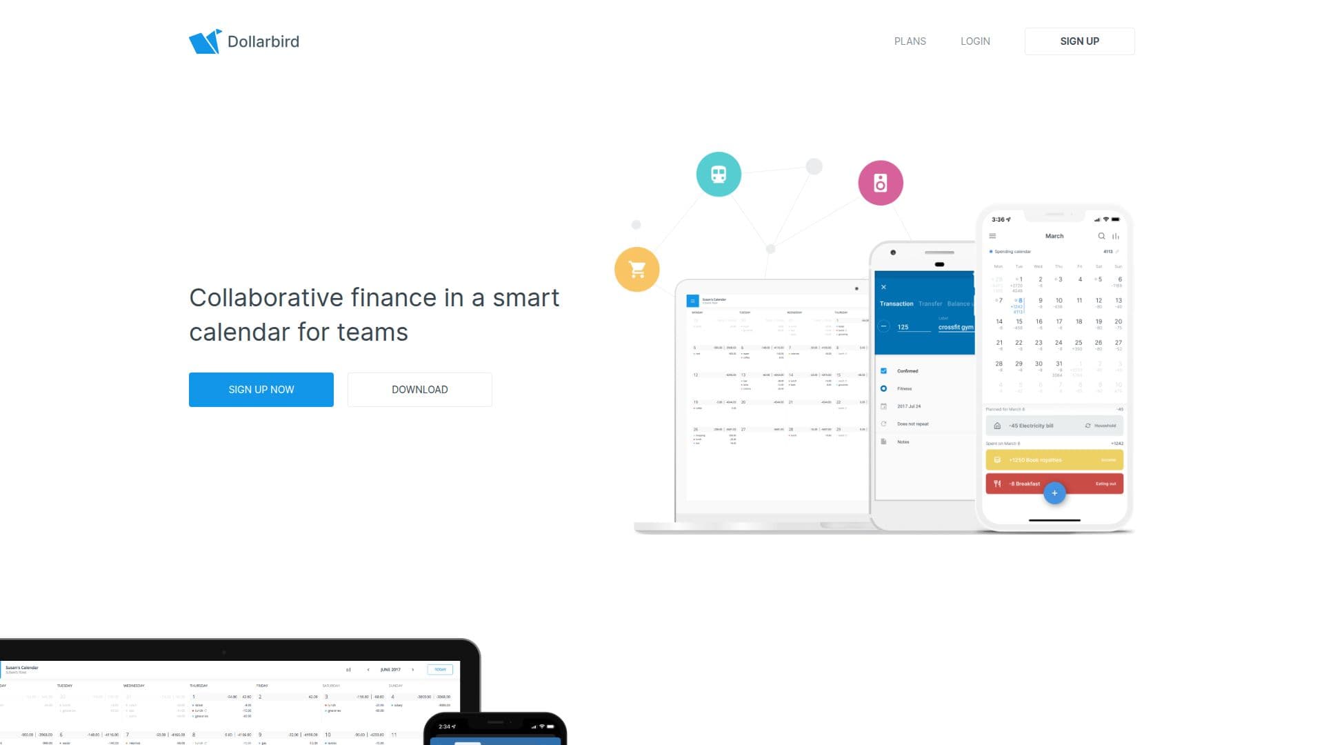Calendário Financeiro Dollarbird screenshot