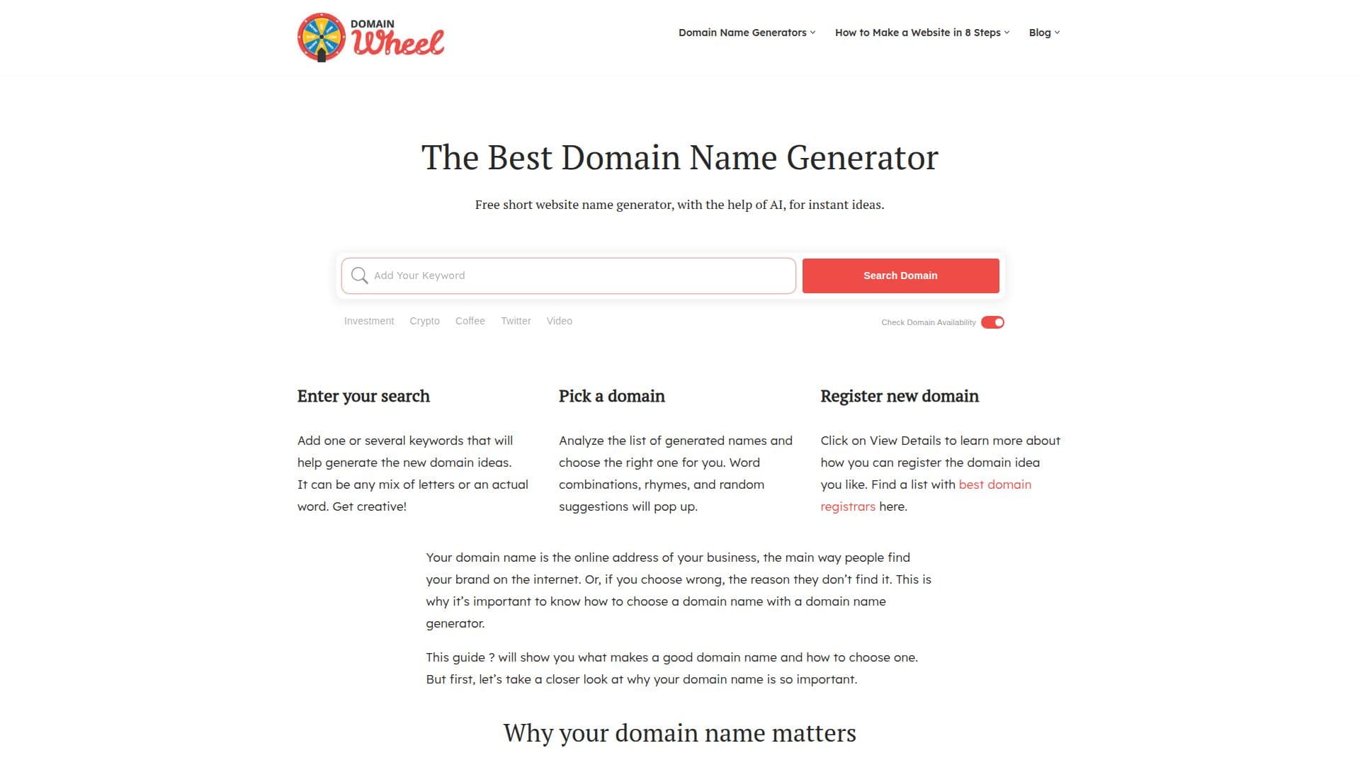 DomainWheel screenshot
