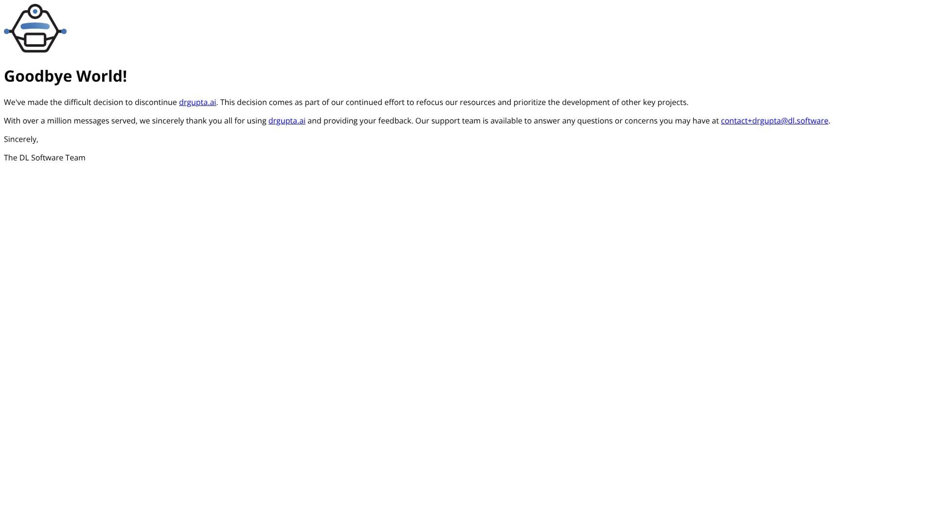 Dr. Gupta AI Chatbot screenshot
