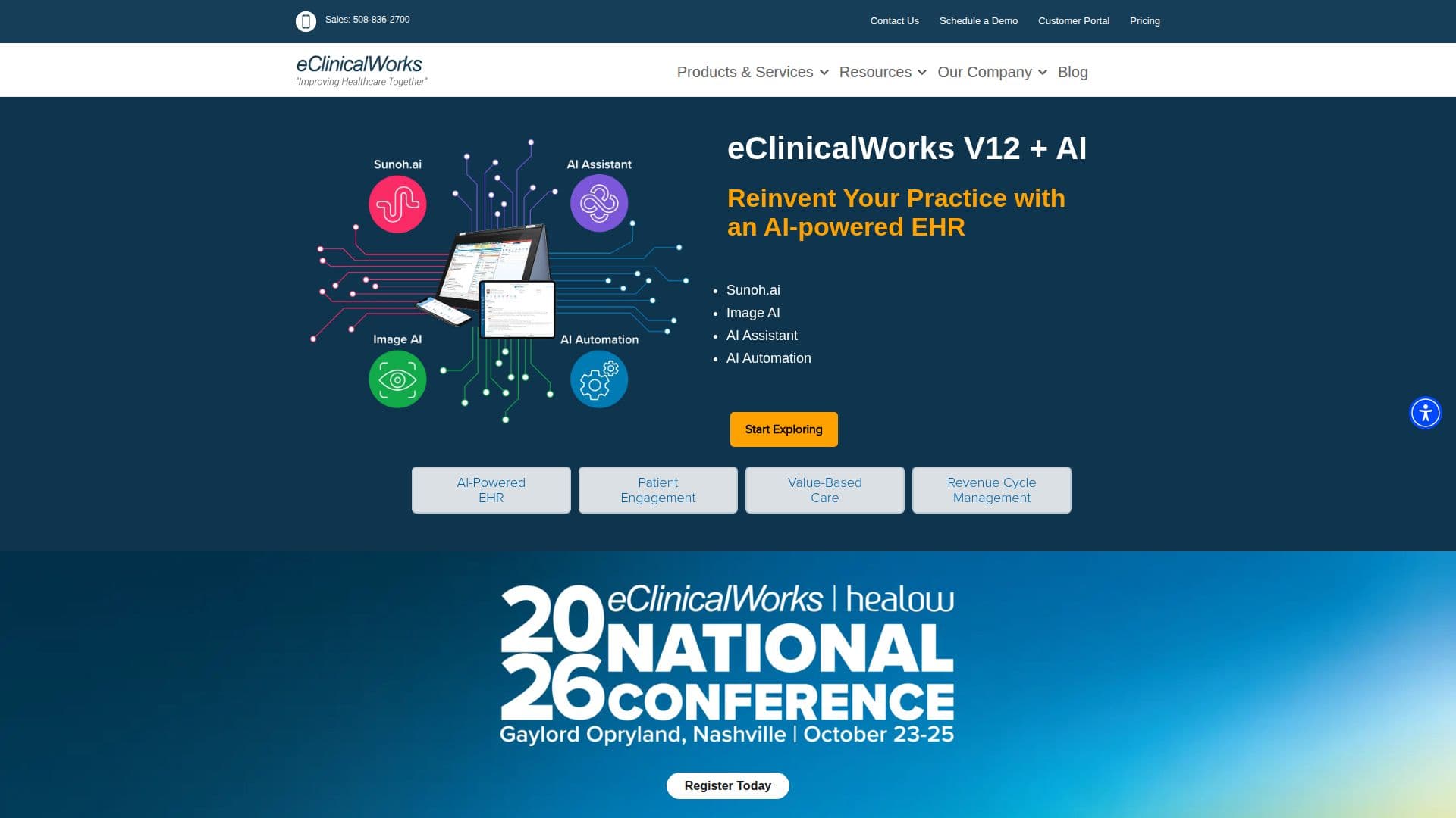 eClinicalWorks Cloud EHR screenshot