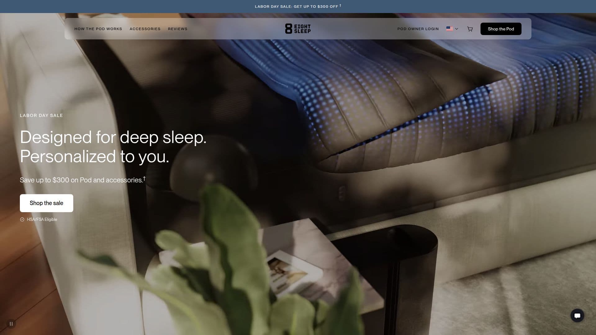 Sistema Eight Sleep Pod screenshot