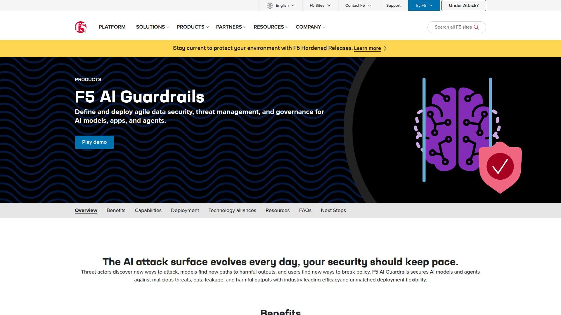 CalypsoAI Guardrails screenshot