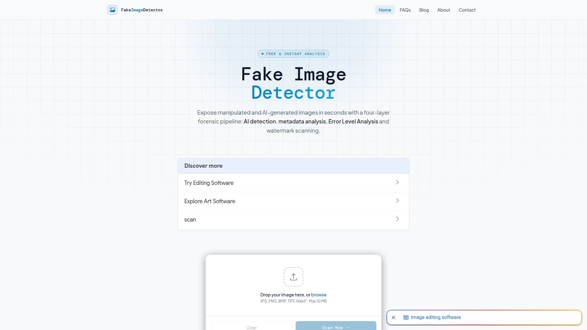 Detector de Imagens Falsas screenshot