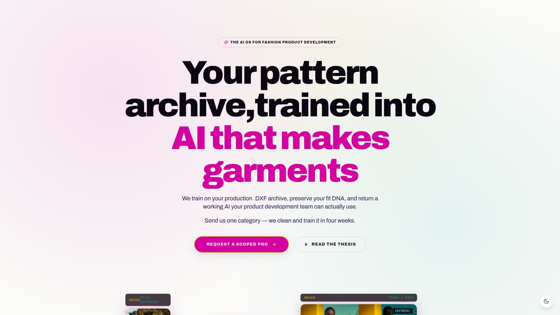 fashionINSTA AI Pattern Intelligence screenshot