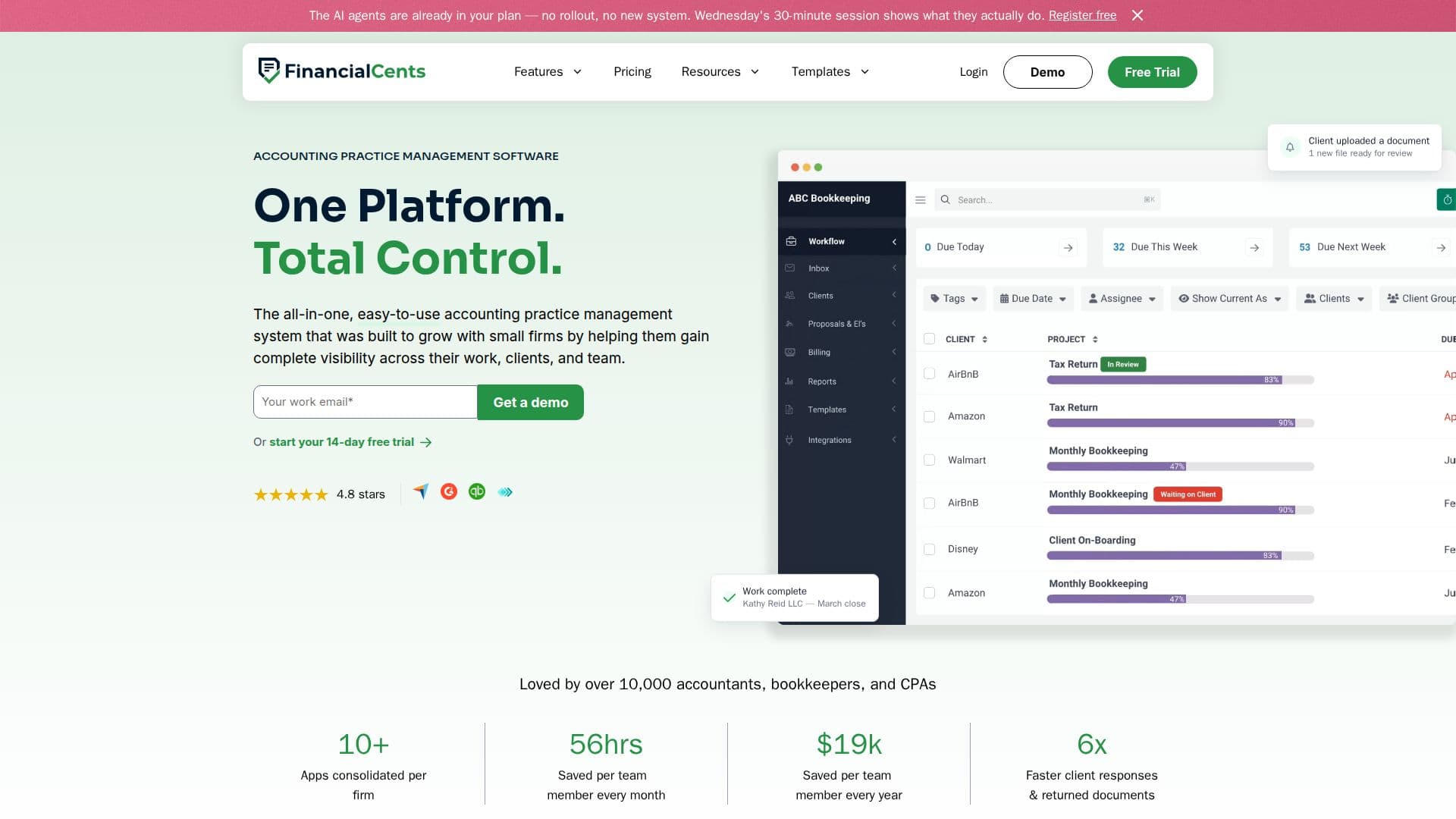 Financial Cents screenshot