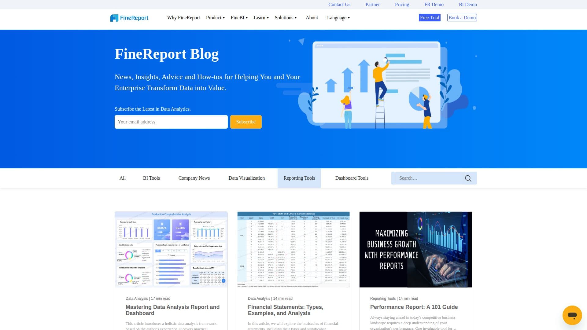 FineReport - Software de Relatórios BI screenshot